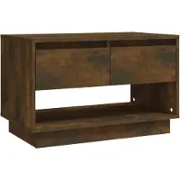 The Living Store TV-Schrank Räuchereiche 70x41x44 cm Holzwerkstoff