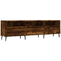 The Living Store TV-Schrank Räuchereiche 150x30x44,5 cm Holzwerkstoff