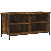 The Living Store TV-Schrank Räuchereiche 100x40x50 cm Holzwerkstoff