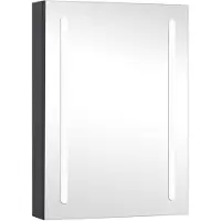 The Living Store LED-Spiegelschrank fürs Bad 50x13x70 cm