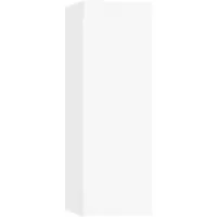 The Living Store TV-Schrank Weiß 30,5x30x90 cm Holzwerkstoff