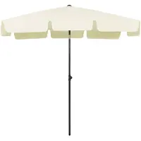 The Living Store Strandschirm Sandgelb 200x125 cm
