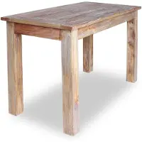 The Living Store Esszimmertisch Recyceltes Massivholz 120 x 60 x 77 cm
