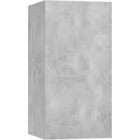 The Living Store TV-Schrank Betongrau 30,5x30x60 cm Holzwerkstoff