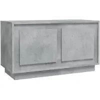 The Living Store TV-Schrank Betongrau 80x35x45 cm Holzwerkstoff