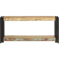 The Living Store TV-Schrank 90x30x40 cm Altholz Massiv