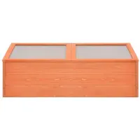 The Living Store Frühbeet Holz 100x50x34 cm