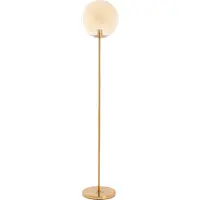 Light & Living - Stehleuchte Medina - Bernsteingold - Ø30cm für Wohnzimmer, Schlafzimmer