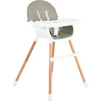 Cangaroo Kinderhochstuhl Gelato 2 in 1 Gurt, Kinderstuhl, Tisch verstellbar