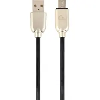 Gembird CC-USB2R-AMMBM-2M, 2 m, Micro-USB B, USB A, USB 2.0, 0,48 Gbit/s, Schwarz