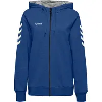 Hummel HMLGO Baumwolle ZIP HOODIE WOMAN - true blue, Größe:XS
