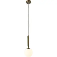 Rabalux 5352 Pendelleuchte 1 Spot Divina, E14, gold-weiß, rund, Modern, ø150mm