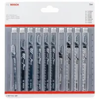 Bosch Stichsägeblatt-Set Wood, 10-teilig - 2607011169