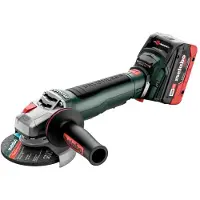 Metabo Akku-Winkelschleifer WPB 18 LT BL 11-125 Quick, metaBOX 165 L, 18V 2x5.5Ah LiHD + Schnellladegerät