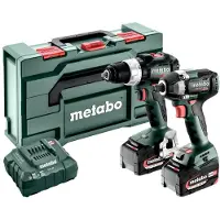 Metabo SET 2.9.3 18V, Schraubpistole, Pistolengriff, Schwarz, Grün, Rot, 2100 RPM, 34 Nm, 75 Nm