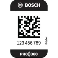 Bosch Serviceleistung ID Label groß 50