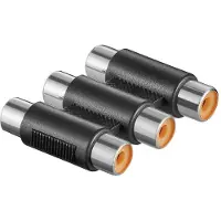 Shiverpeaks S/CONN maximum connectivity Adapter, 3 Cinchkupplungen auf 3 Cinchkupplungen (57044)