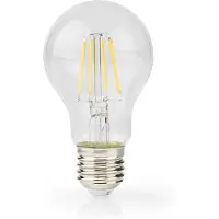Nedis LBFE27A601 LED-Filament-Lampe E27 A60 4 W 470 lm Warmweiß Retro-Optik