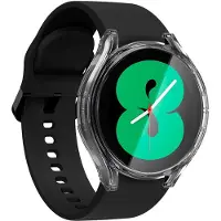 Spigen Hülle Ultra Hybrid kompatibel mit Samsung Galaxy Watch 4 (44mm) Crystal Clear