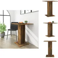 vidaXL Bistrotisch Räuchereiche 60x60x75 cm Holzwerkstoff - Esstische