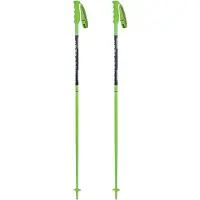 Komperdell - Skirennstöcke - Nationalteam Alu 18 Mm - Größe 130 cm - Grün
