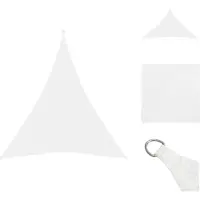 vidaXL Sonnensegel Oxford-Gewebe Dreieckig 3x4x4 m Weiß - Sonnenschirme & Sonnenschutze