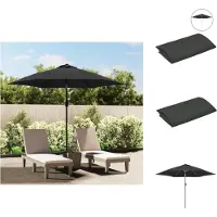 vidaXL Ersatzbezug für Sonnenschirm Anthrazit 300 cm