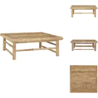 vidaXL Gartentisch 65x65x30 cm Bambus - Gartensofaelemente