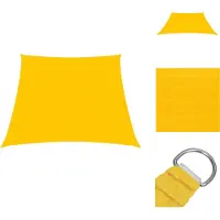 vidaXL Sonnensegel 160 g/m² Gelb 3/4x2 m HDPE - Sonnenschirme & Sonnenschutze