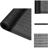 vidaXL Zaunblende Anthrazit 1,8x50 m HDPE 195 g/m² - Sonnenschirme & Sonnenschutze