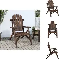 vidaXL Gartenstuhl 68x86x103 cm Massivholz Fichte - Gartensofaelemente