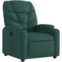 vidaXL Relaxsessel Dunkelgrün Stoff