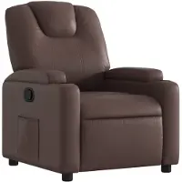 vidaXL Relaxsessel Braun Kunstleder