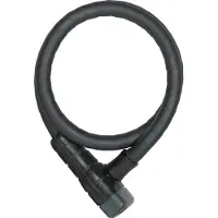 ABUS Panzerkabelschloss Steel-O-Flex Microflex 6615K - mit SCMU-Halter - Kabelschloss aus Stahlkabel mit Panzer aus Stahlhülsen - -Sicherheitslevel 5 - 85 cm