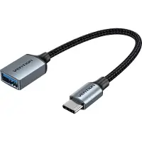 Vention CCXHB, 0,15 m, USB C, USB A, USB 3.2 Gen 1 (3.1 Gen 1), 5 Gbit/s, Grau