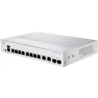 Cisco CBS350-8T-E-2G, Managed, L2/L3, Gigabit Ethernet (10/100/1000)