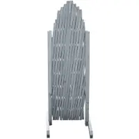 The Living Store Rankgitter Massivholz Tanne 1,8x1 m Grau