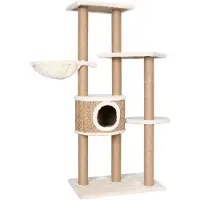 The Living Store Katzen-Kratzbaum 126 cm Seegras