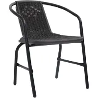 The Living Store Gartenstühle 8 Stk. Rattan-Optik Kunststoff und Stahl 110 kg