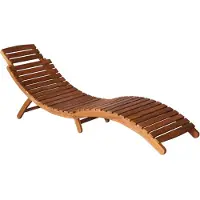 The Living Store Sonnenliegen 2 Stk. mit Tisch und Auflagen Massivholz Akazie