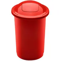 Plafor - Top Mülleimer 50l – Recycling – Rot