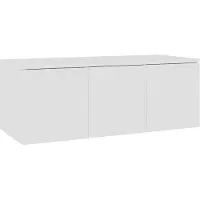 The Living Store TV-Schrank Weiß 80x34x30 cm Holzwerkstoff