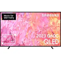 Samsung GQ43Q60CAU, 109,2 cm (43"), 3840 x 2160 Pixel, QLED, Smart-TV, WLAN, Schwarz