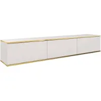 Selsey Mucalma - TV-Element hängend, Weiß / Gold, 175 cm