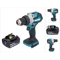 Makita DDF 489 T1 Akku Bohrschrauber 18 V 73 Nm Brushless + 1x Akku 5,0 Ah - ohne Ladegerät