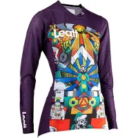 Leatt Gravity 4.0 Langarm Enduro Trikot Mehrfarbig L Frau Mehrfarbig L