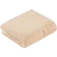 Vossen Handtuch "Vienna Style Supersoft", beige (chamois), B:50cm L:100cm, Webfrottier, Baumwolle, Handtücher, Handtuch, Supersoft Baumwolle