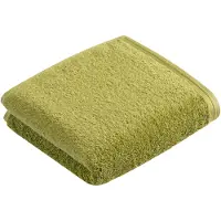 Vossen Handtuch "Vegan Life", grün (avocado), B:60cm L:110cm, Webfrottier, Obermaterial: 100% Baumwolle, Handtücher, Handtuch, 100% vegan