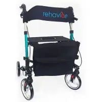 Antar Leichtgewicht Reise-Rollator Aluminium Vierrad Rollator grün, faltbar…