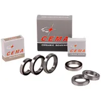 Cema 6806 Steel Chrome Tretlager 10 Einheiten